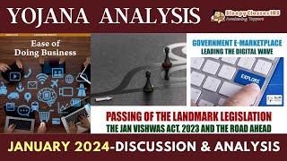 Detailed Yojana Magazine Discussion And Analysis For Upsc January 2024 Upsc Cse 2024 