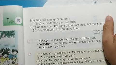 Chiếc bút mực | Bài đọc lớp 2