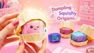 🥟 DIY Viral Paper Squishy Dumpling 🥟 | How to Make a Cute Mystery Dumpling