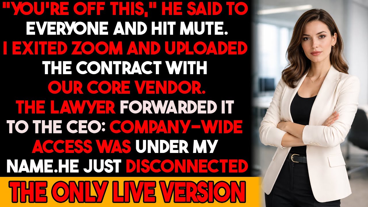 “You're Off This.” But She Was Already Logged In.