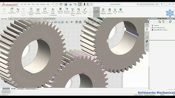 Spur Gear Mechanism | Industrial design | |SolidWorks| |Mechanical | @DesignWithAjay