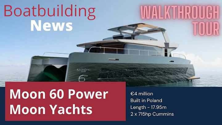👀 WALKTHROUGH TOUR of Moon 60 Power. Moon Yachts