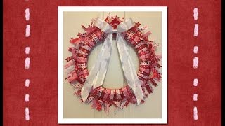 DIY Valentines Day wreath from Dollar Tree items