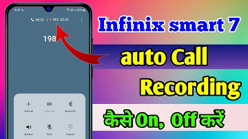 how to auto call record in infinix smart 7 | infinix smart 7 me auto call recording kaise kare