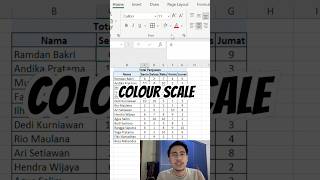 Tutorial Colour Scale di Microsoft Excel✨