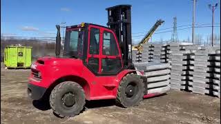 4WD 5Ton Rough Terrain forklift in steel factory