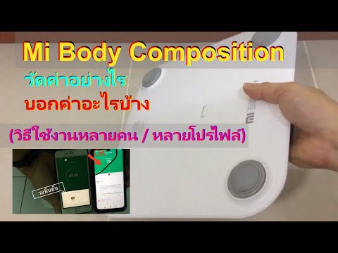 รีวิว และวิธีตั้งค่าใช้งาน Xiaomi Mi Body Composition Scale ผ่านแอพ Mi Fit (ใช้แบบหลายคนก็ได้)