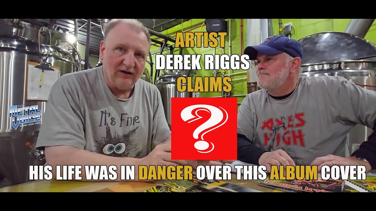 Eddie Creator DEREK RIGGS Claims His Life Was In Danger Over this IRON ...
