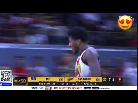Cj Perez for the win Game 3 ,2-1 SMB LEAD THE SERIES