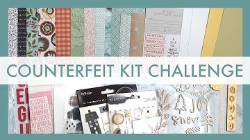Scrapbook Kit build -- A Counterfeit Kit Club Challenge