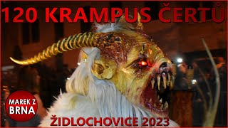 Pochod Rakouských čertů Krampus v Židlochovicích 2023 - kompletní sestřih - Krampuslauf