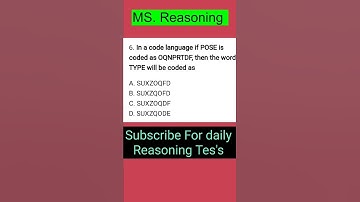 Coding-decoding | Reasoning Basic | trick | Letter-coding | opposite word | #short video