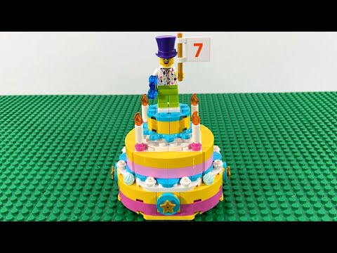 How To Build Lego Birthday Cake 40382 | Lego Empire Satisfying Stopmotion Speed Build Happy Birthday
