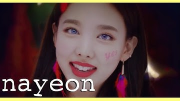 [[2015-2018]] EVERY TWICE music video but only when NAYEON has a line | (트와이스x나연)
