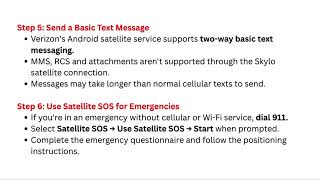 How to Use Satellite Messaging on Verizon - Send Texts Without Cell Service Anywhere