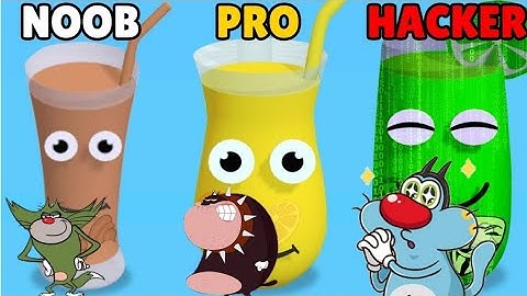 NOOB vs PRO vs HACKER 😱 in Juice Run | Oggy, jack, Bob Game Video Funny Gameplay GAME STaR PKS
