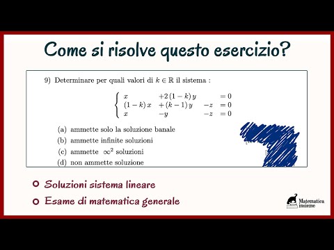 Video: Cosa sono le soluzioni infinite nelle equazioni?