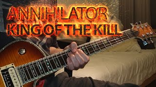 Annihilator - King of The Kill GUITAR COVER + GUITAR SOLO