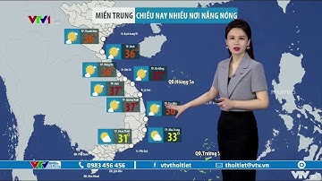 Bản tin thời tiết 12h30 - 12/06/2022: Trung Bộ nắng nóng diện rộng, Bắc Bộ mưa giảm | VTVWDB