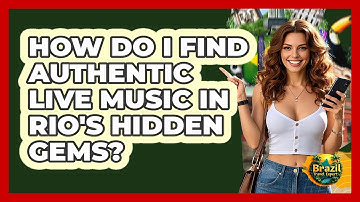 How Do I Find Authentic Live Music In Rio