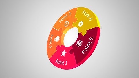 How to create 3d puzzle circle infographic in Microsoft PowerPoint. PPT tricks.