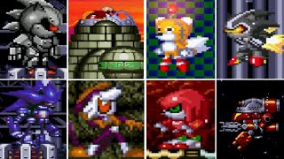 Sonic 3D in 2D  All Bosses + Cutscenes (Saturn Mode)