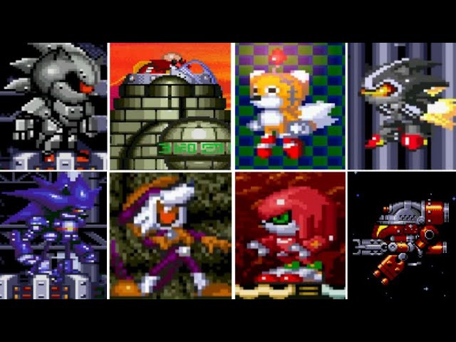 Sonic 3D In 2D - Mecha Sonics [No Damage/Without Super Sonic