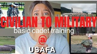 DAY ONE OF BASIC TRAINING | IN-PROCESSING AT THE UNITED STATES AIR FORCE ACADEMY