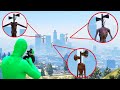 I found all siren heads on gta 5 grand theft auto v