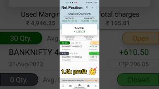 1.2 k profit ? viral trader stockmarket trading traderlifestyle banknifty stocktradertrader