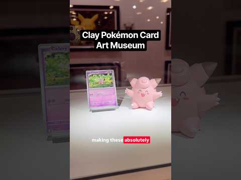 This Art Museum has the sculptures from REAL POKÉMON CARDS