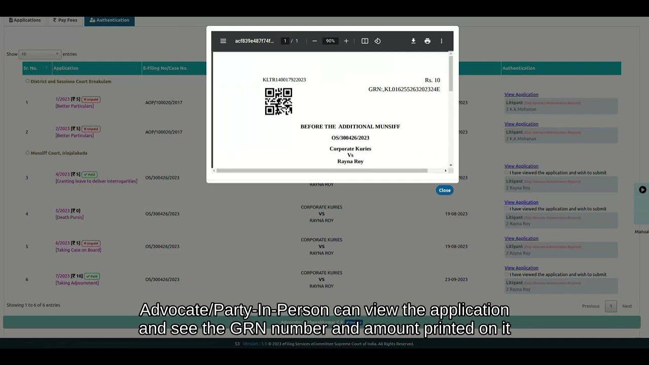 Tutorial video on e payment facility in efiling ver 3 0 portal