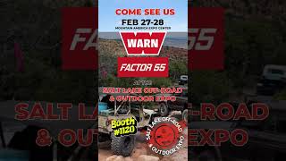 Come see @warnindustries and @factor55 at @saltlakeoffroadoutdoorexpo 🔥We’re bringing new products
