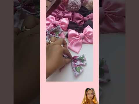 كيفية صنع فيونكه سهله وجميله من القماش   اشغال يدوية اكسبلور 