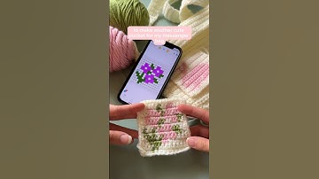 download the My Row Counter app to start creating! #crochet your own pixel grids & bag with me :)