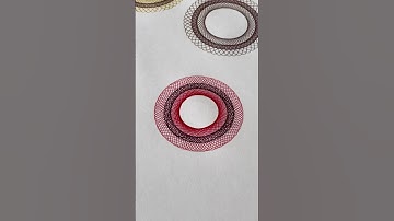 Amazing Spiro Art #noise #impossible #satisfying #pattern #relaxing #spirograph #skills #ytshorts