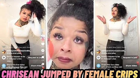 CHRISEAN ROCK TELL HER SIDE OF BEING JUMPED BY FEMALE CRIPS I COMPTON CALIFORNIA