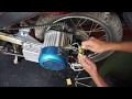 How to make a Hybrid Bike (150cc Petrol Engine VS 1500W  BLDC Motor)