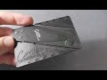 Нож визитка CardSharp первый взгляд