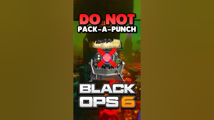 DON'T Pack-A-Punch on "The Tomb"