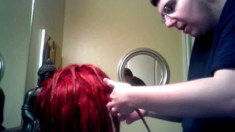 Step 1 on How To Re-Style a Axel Wig