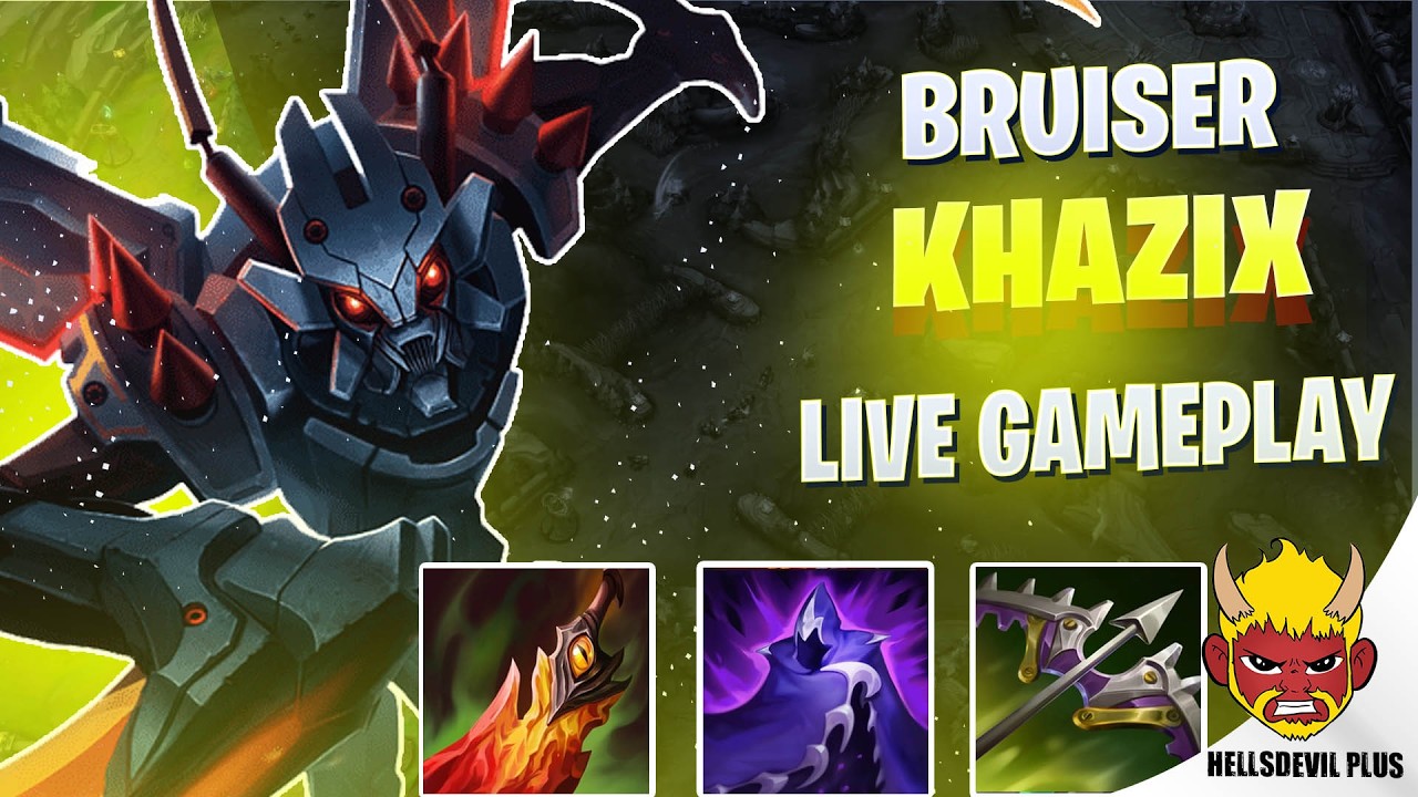Bruiser Khazix Is Built Different! - Wild Rift HellsDevil Plus Gameplay
