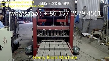 QT4 20 hydraulic system fully automatic concrete block making machine produce Holland  paver 1
