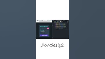 🛡️【HTML/CSS/JavaScript】- Password Generator #HTML #CSS #JavaScript #Coding #Programming