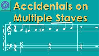 How Accidentals Work on Different Staves