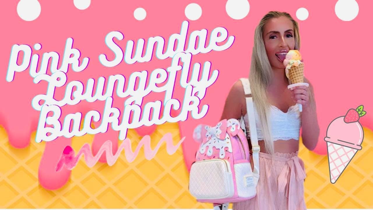 PINK SUNDAE LOUNGEFLY UNBOXING \u0026 Going 