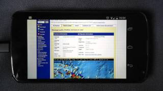 Geohazard app tsunami events on smartphone screenshot 5