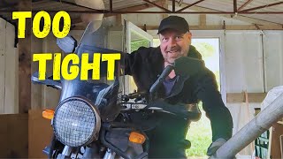 NEW INSTALL Sprockets Chain and Cush Rubber On A Royal Enfield Himalayan Motorcycle