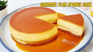 Delicious Creme Caramel Flan Sponge Cake Recipe [Subtitles] HNC Kitchen