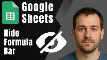 How to Hide Formula Bar in Google Sheets (2025 Clean Workspace Tip)